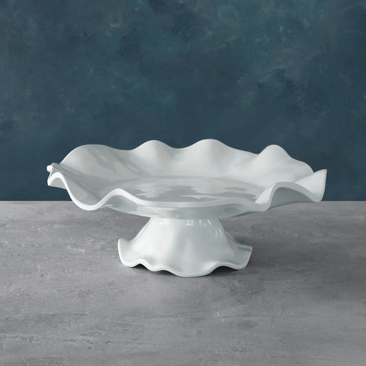 Beatriz Ball VIDA Havana Pedestal Cake Plate White