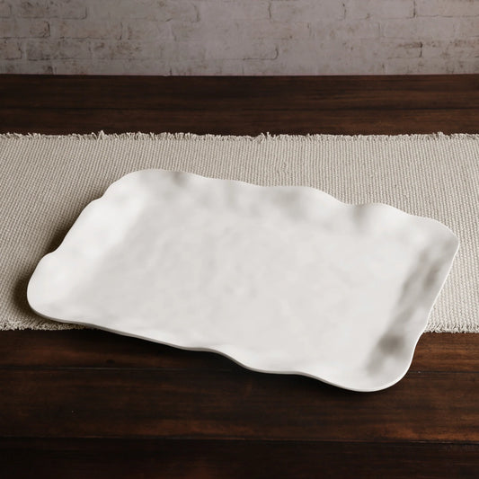 Beatriz Ball VIDA Nube Extra Large Rectangular Tray (White)