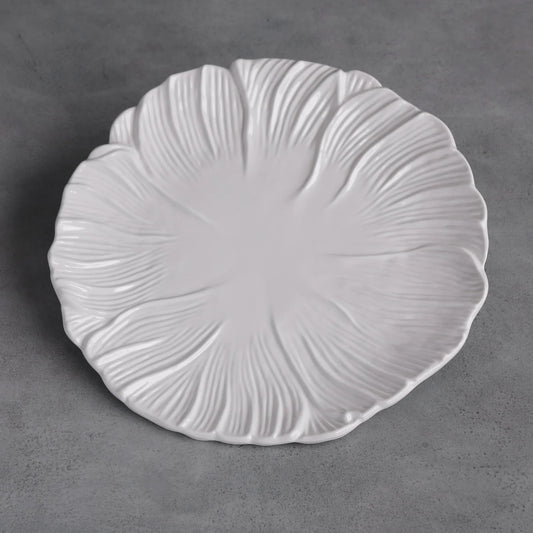 Beatriz Ball VIDA Lettuce 13" Charger (White)