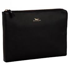 Scout Black Zip File Bag