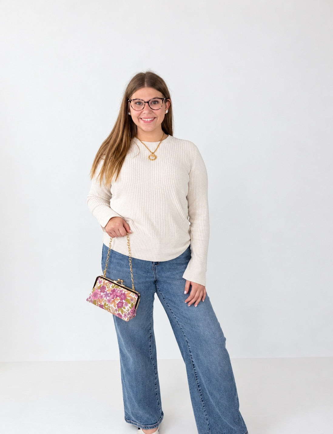 Barefoot Dreams CCUL Ribbed Long Sleeve in Sand Dune