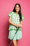 Queen of Sparkles Green Golf Ball & Golf Tee T-Shirt