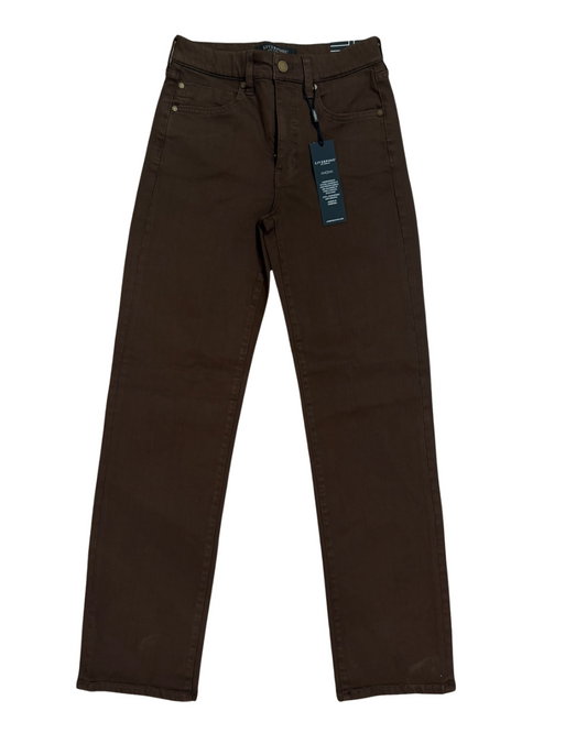 Liverpool Kennedy Straight Comfort Waist in Carob Brown