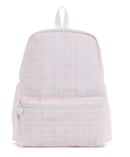 TRVL Design Pimlico Plaid Pink Backpack