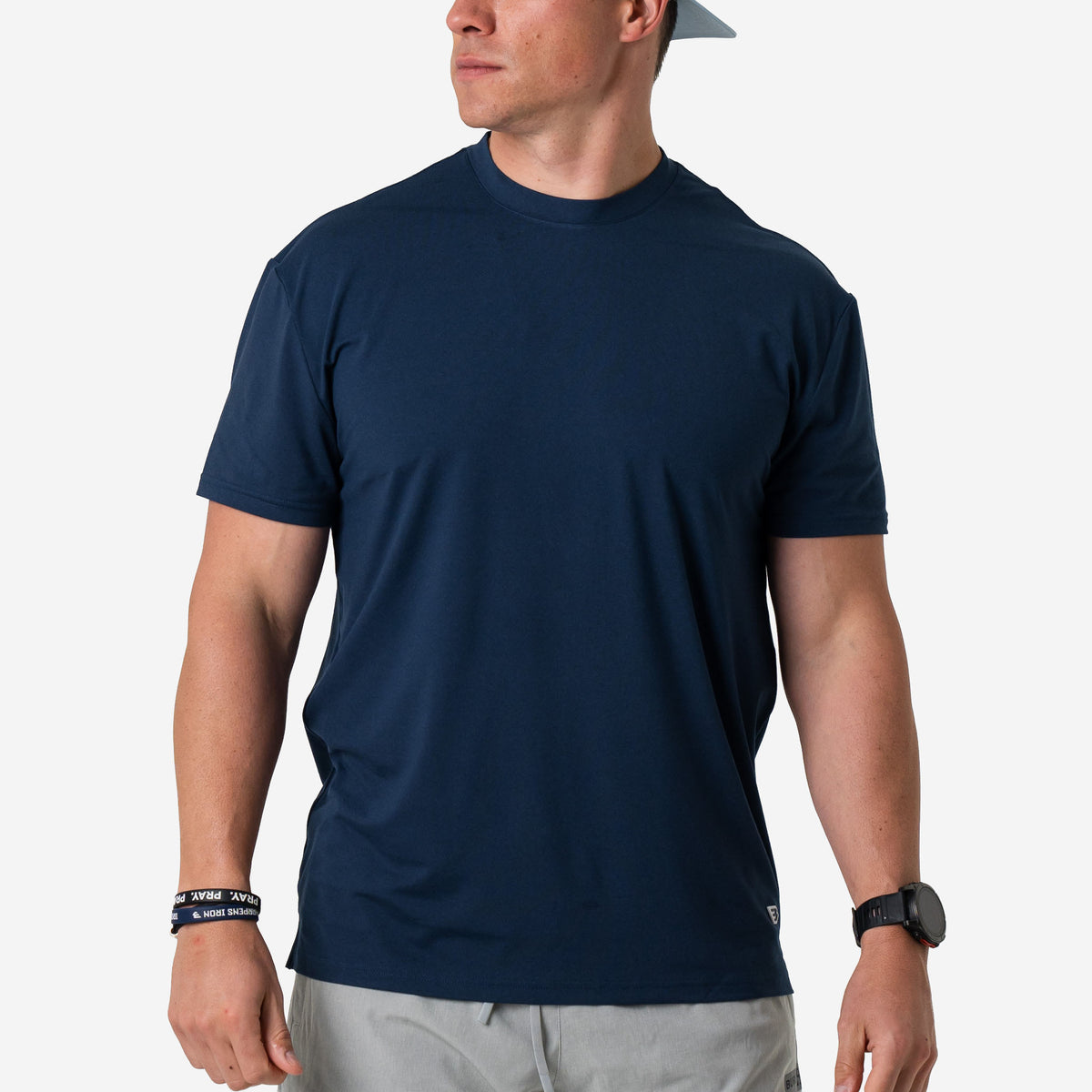 Burlebo Go To Tee - Heather Navy