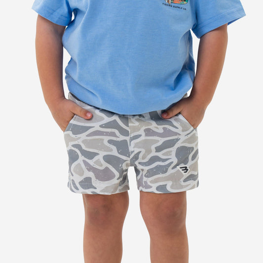 Youth Burlebo Athletic Short - White Camo