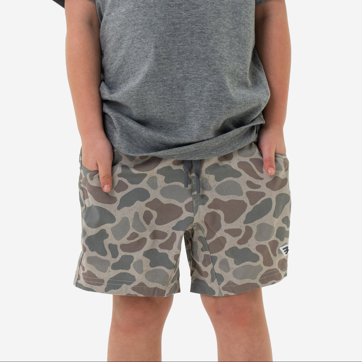 Youth Burlebo Athletic Short - Classic Deer Camo