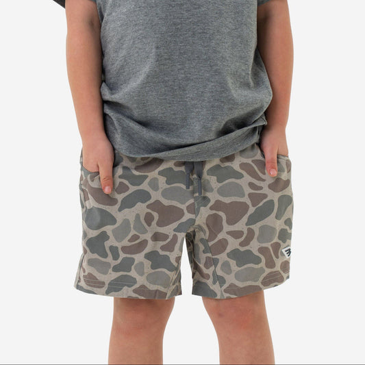 Youth Burlebo Athletic Short - Classic Deer Camo