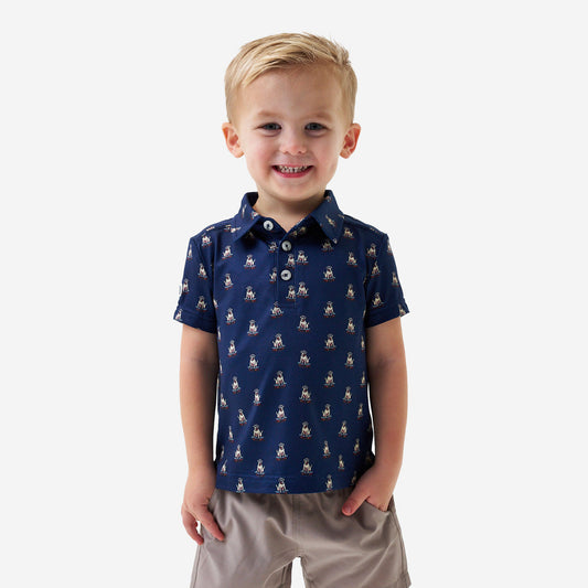 Youth Burlebo Performance Polo - Skate Dog