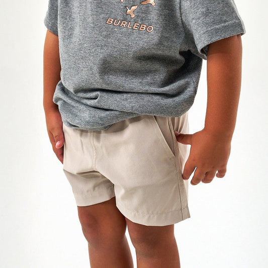 Youth Burlebo Everyday Short - Light Khaki - Into The Wild Pkt