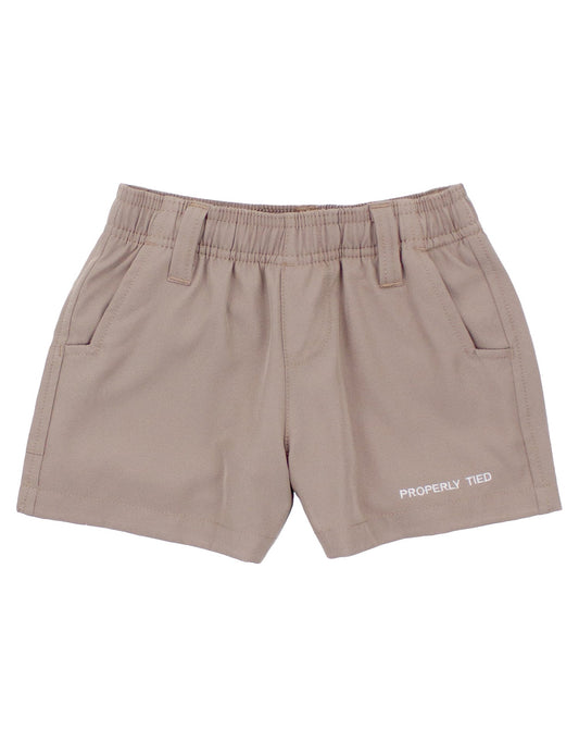 Properly Tied Boys Pintail Short Taupe