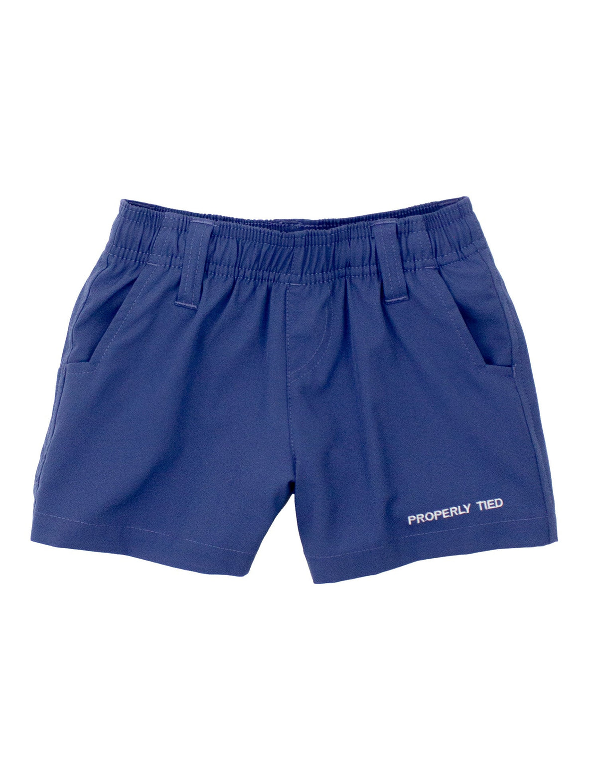 Properly Tied Boys Pintail Short Washed Navy
