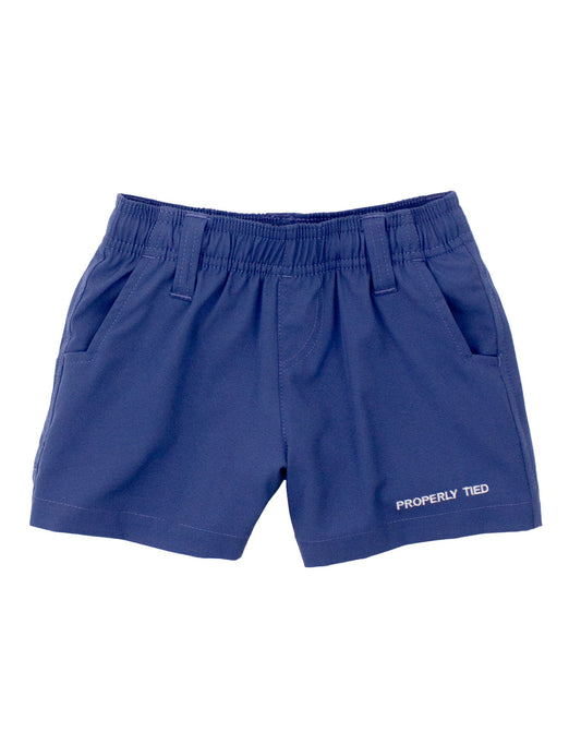 Properly Tied Boys Pintail Short Washed Navy