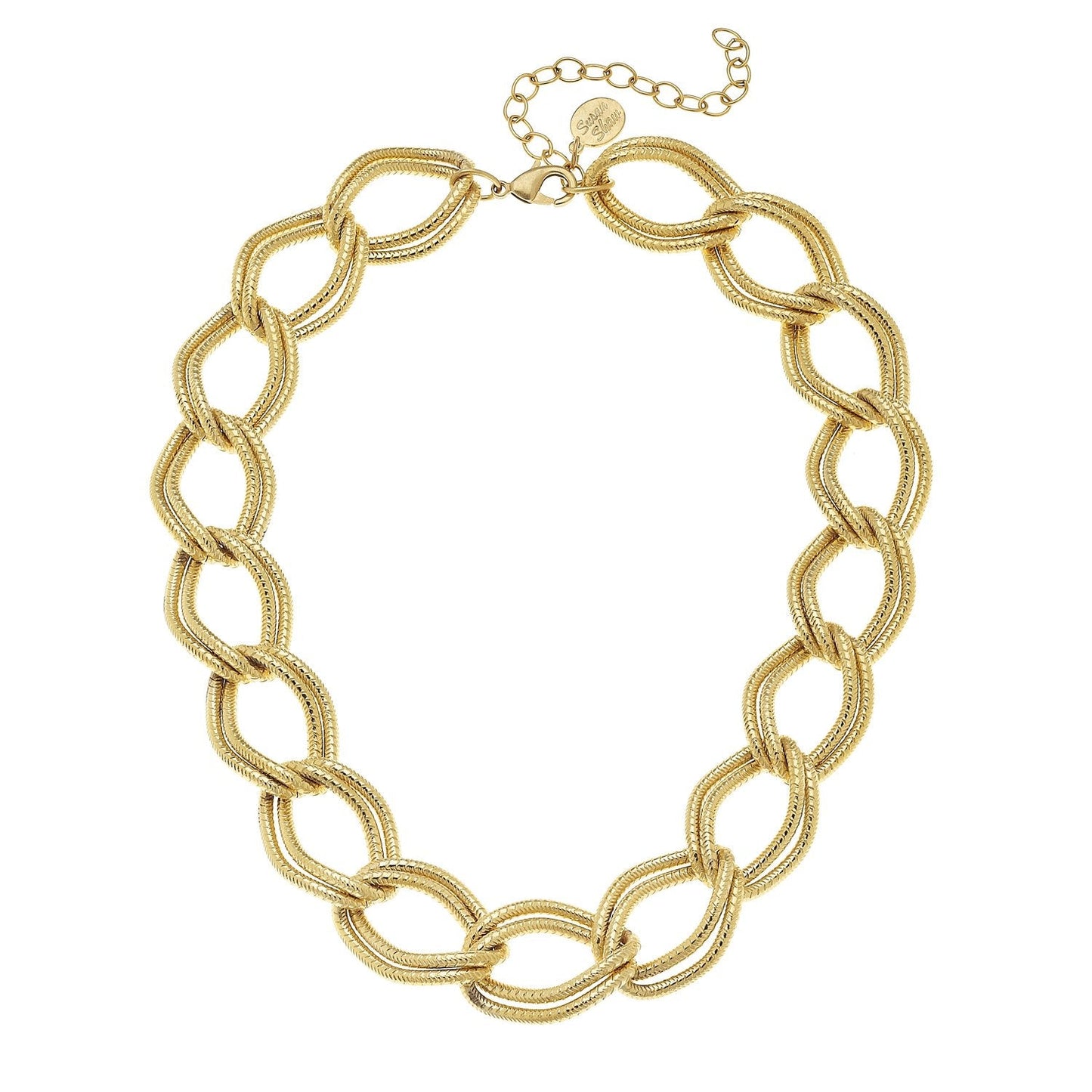 Susan Shaw Gold Double Loop Chain
