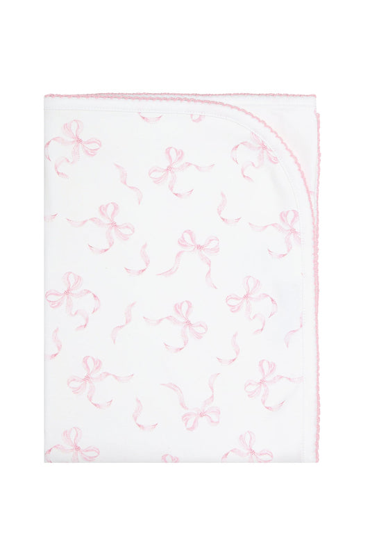 Charming Bows Print Blanket