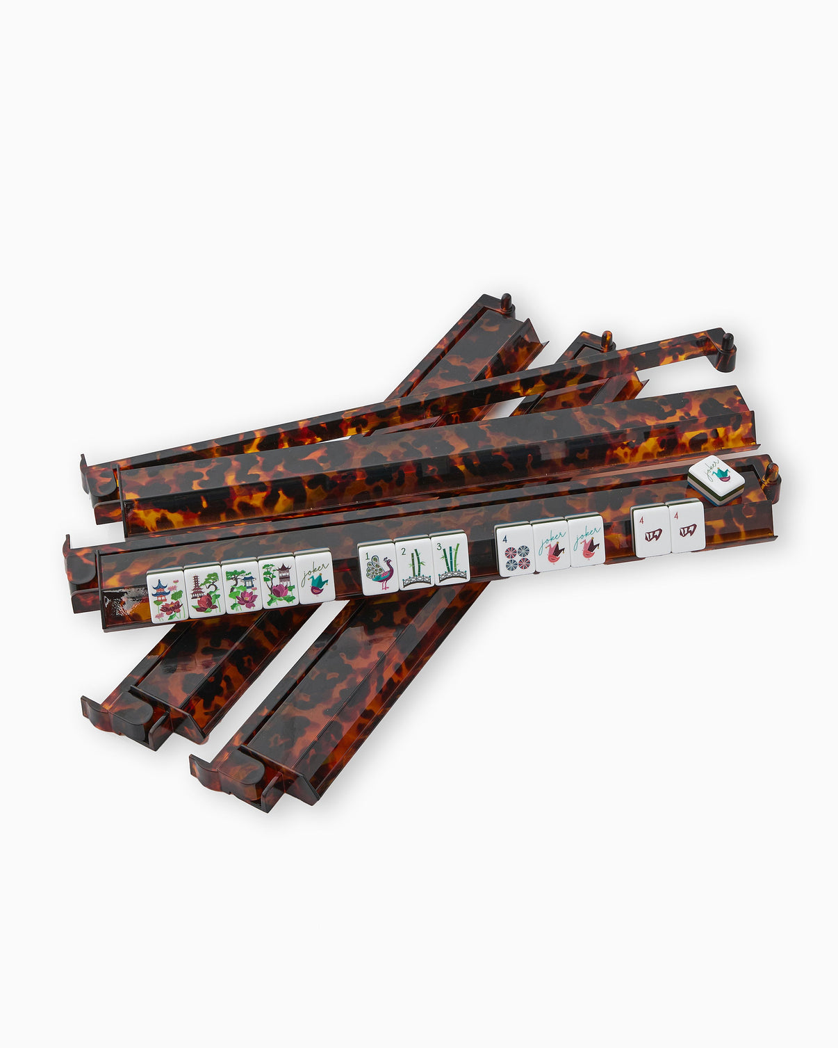 Oh My Mahjong Tortoise Shell Rack & Pusher Set