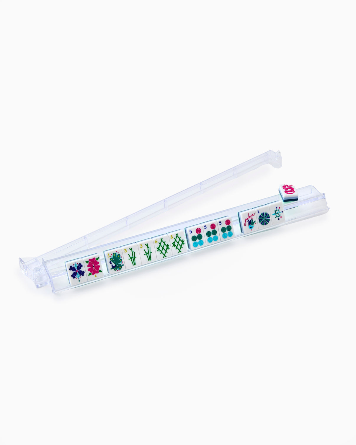 Oh My Mahjong Clear Acrylic Rack & Pushers Set