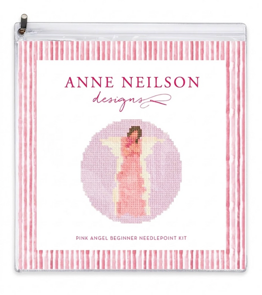 Anne Neilson- Pink Angel Beginner Needlepoint Kit