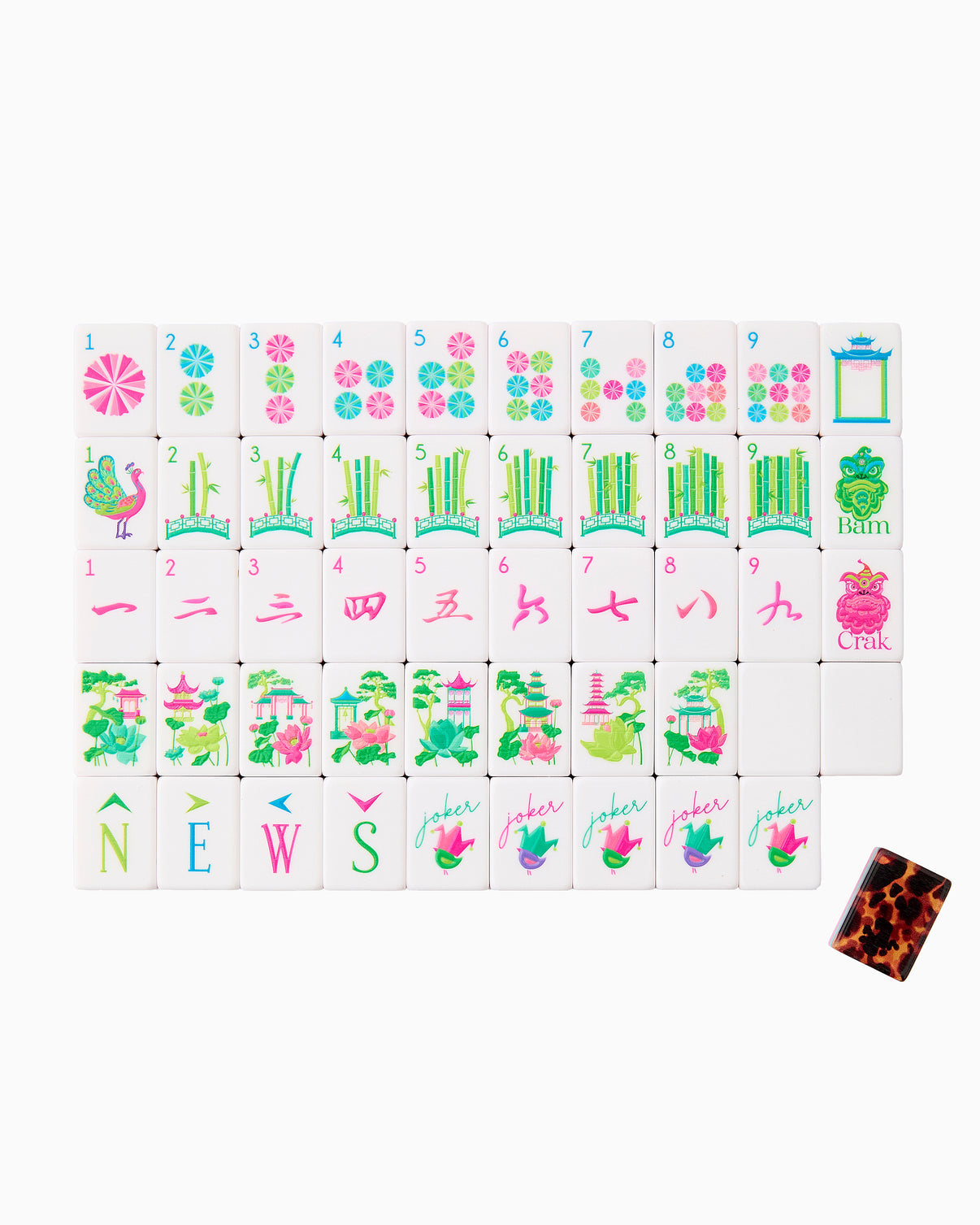 Oh My Mahjong Glow Wild Mahjong Tiles