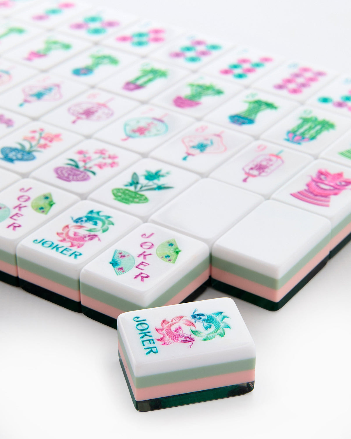 Oh My Mahjong Emerald Mahjong Tiles