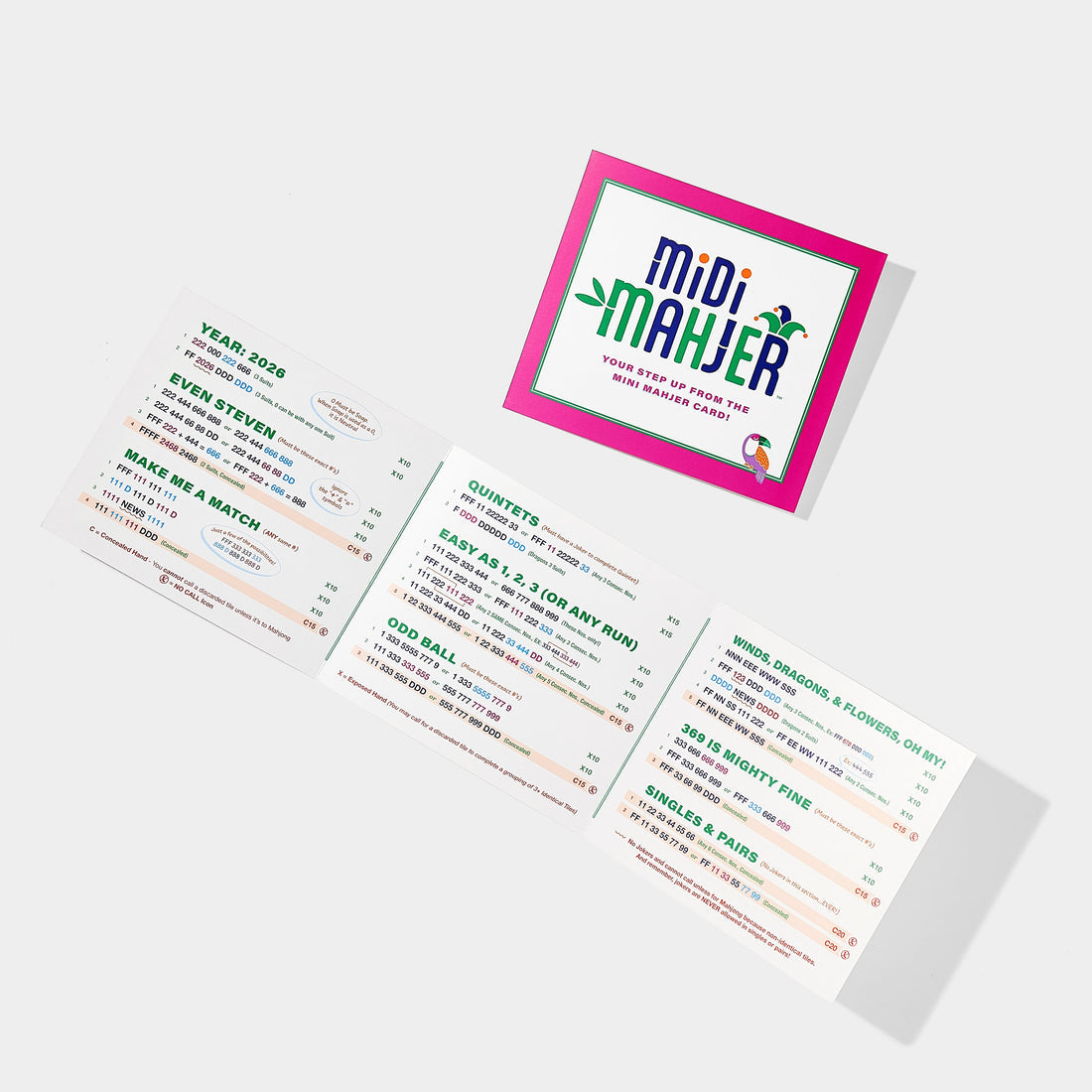 Mini Mahjer Midi Card