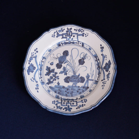 Beatriz Ball VIDA Faenza Dinner Plate - White and Blue
