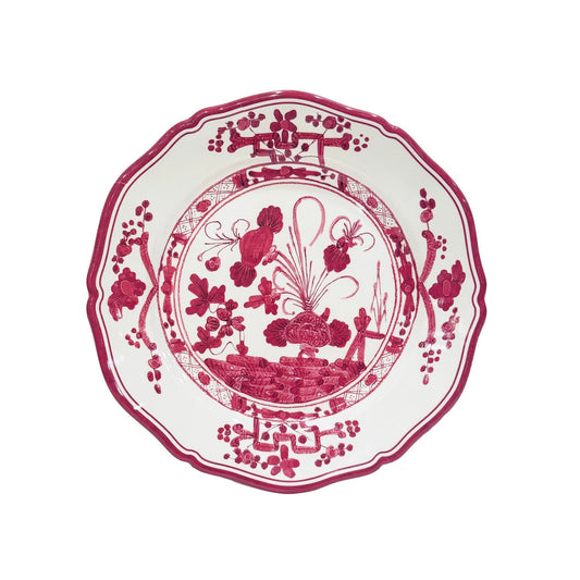 Beatriz Ball VIDA Faenza Salad Plate - White and Red