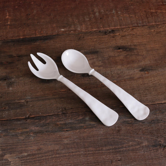 Beatriz Ball VIDA Havana Large Salad Servers - White
