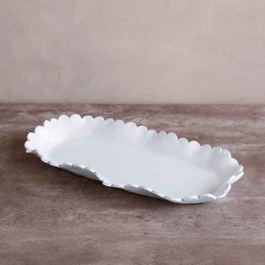 Beatriz Ball VIDA Colette Large Oblong Platter - White