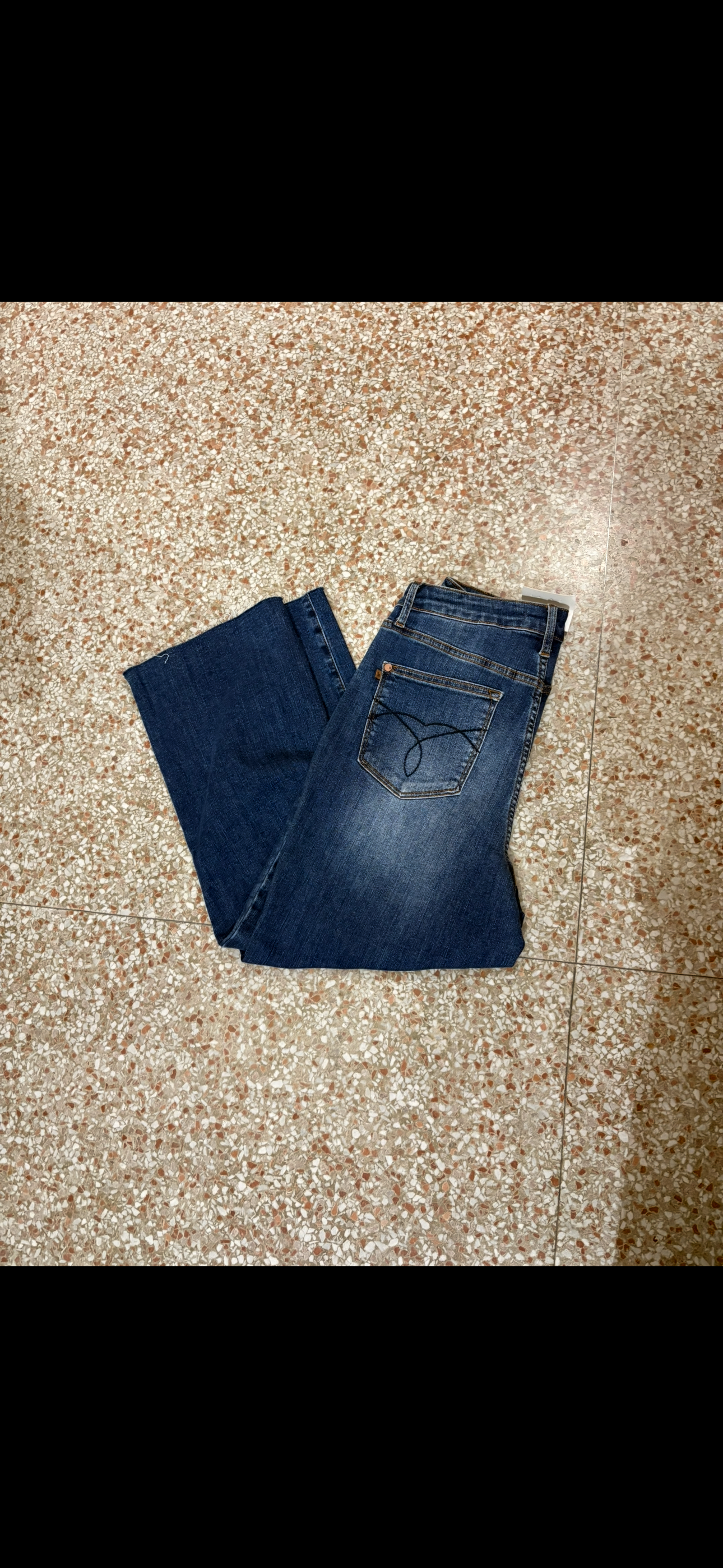 Judy Blue High Waist Back Pocket Embroidery JB88873