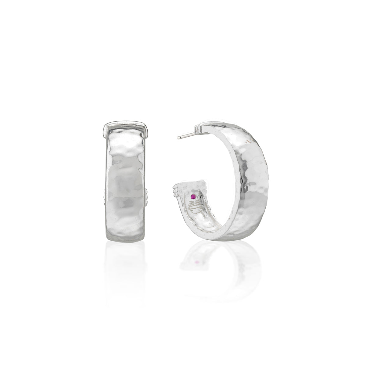 Capucine De Wulf Cleopatra Classic Small Hoop Earrings - Silver