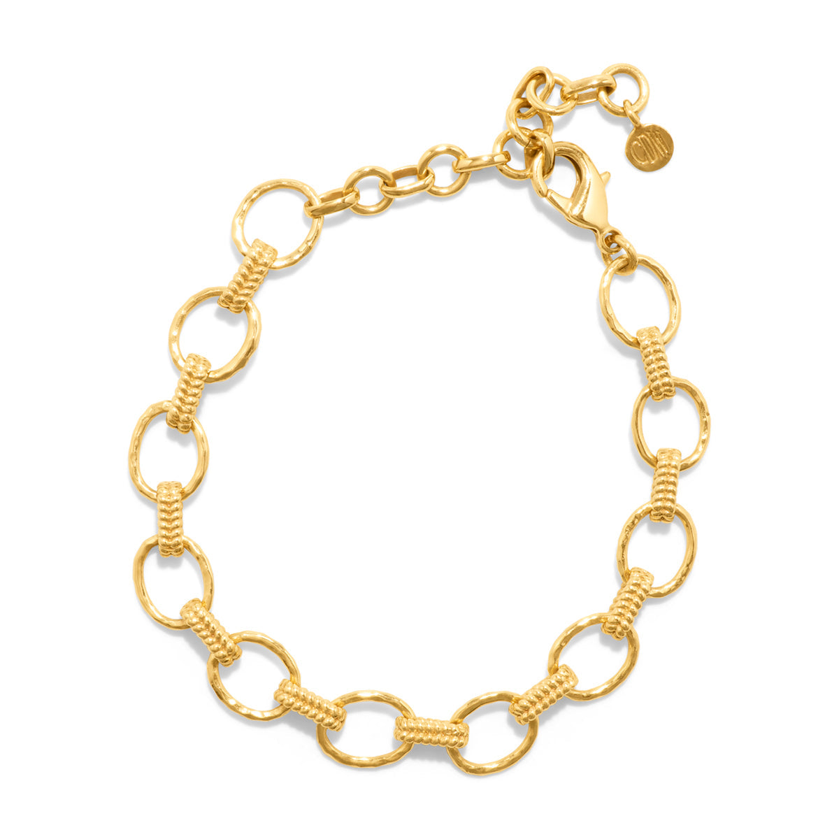 Capucine De Wulf Cleopatra Small Link Bracelet, 7"+1.5" - Gold