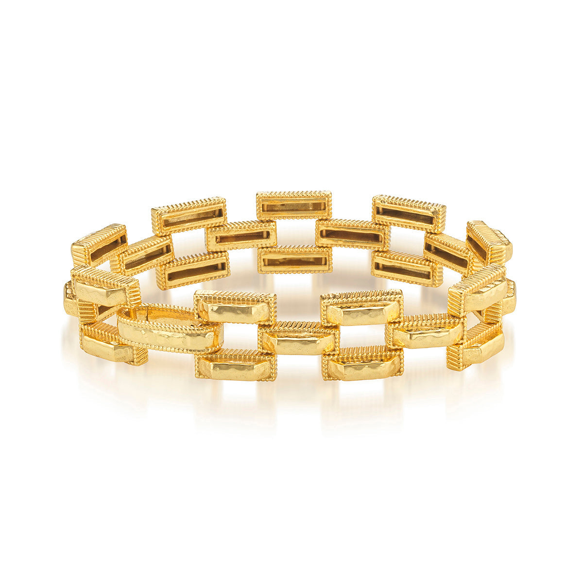 Capucine De Wulf Pathway Petite Link Bracelet, 7.25" - Gold