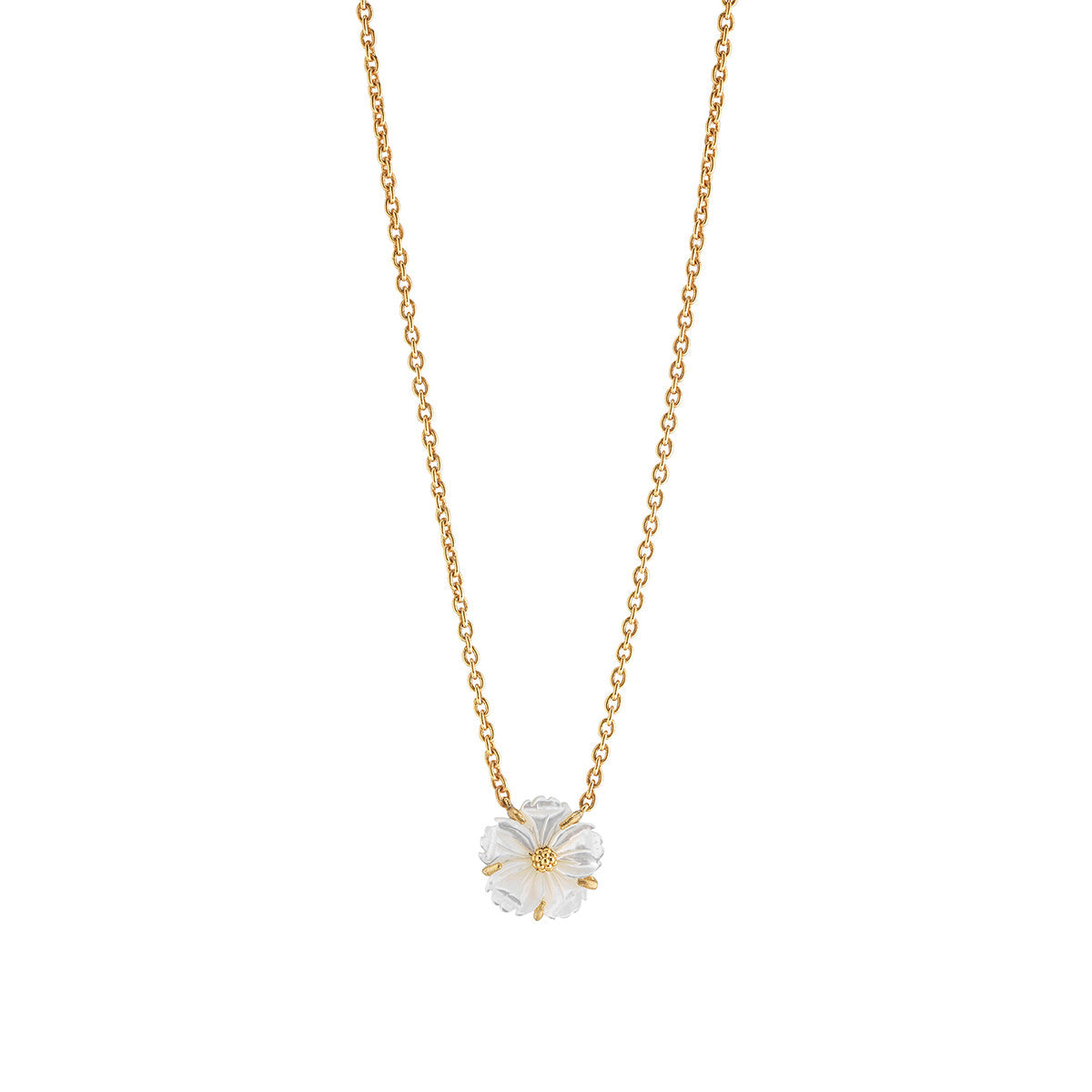 Capucine De Wulf Mermaid Garden Petite Station Necklace, 16" - MOP