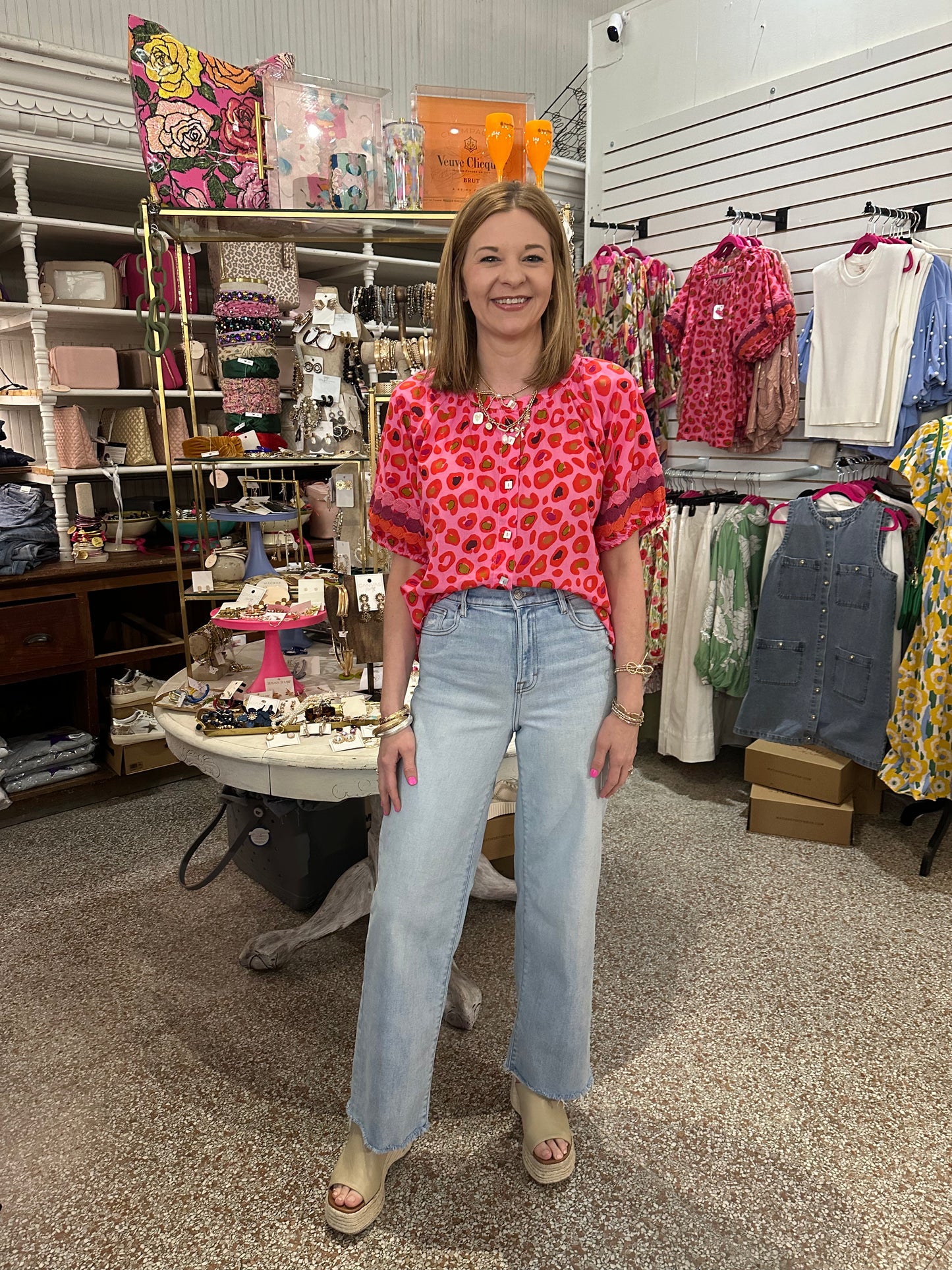 Ivy Jane Pink Spotted Shirt