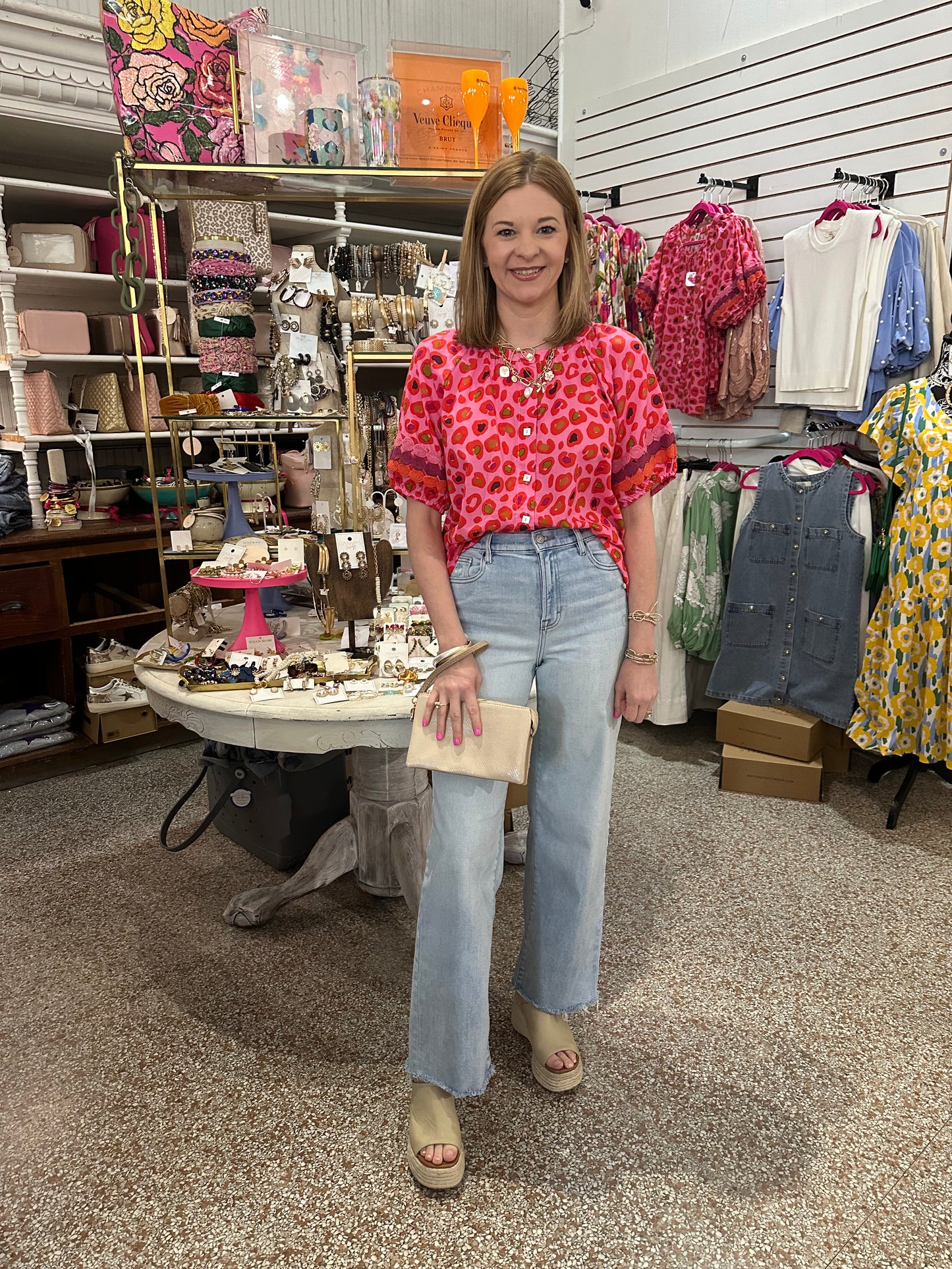 Ivy Jane Pink Spotted Shirt