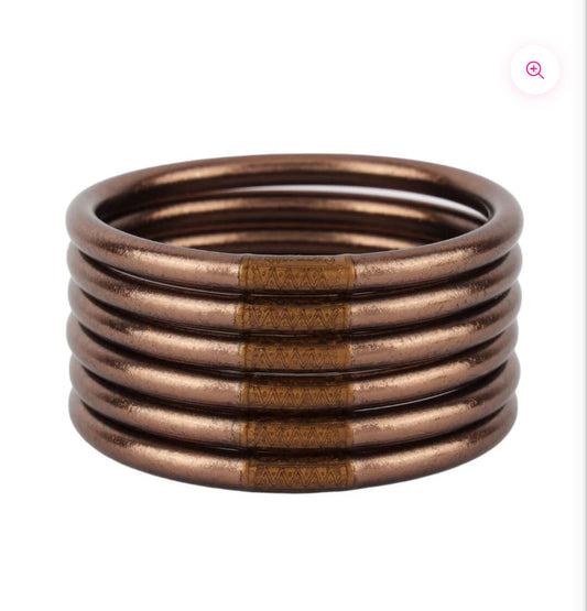 BuDhaGirl All Weather Bangles Meteorite