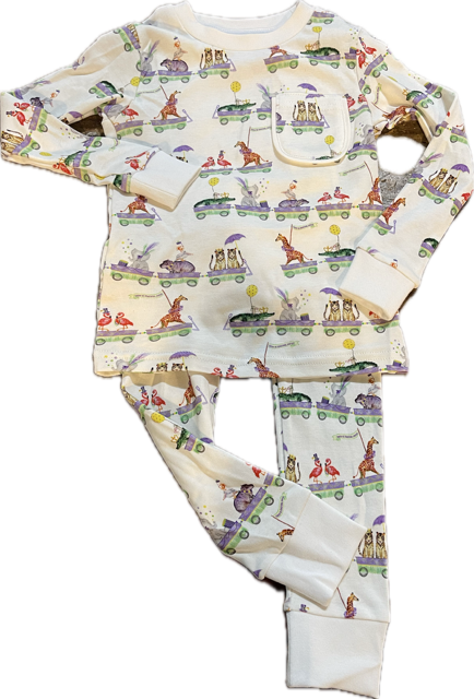 Mardi Gras Jungle Krewe Children PJs