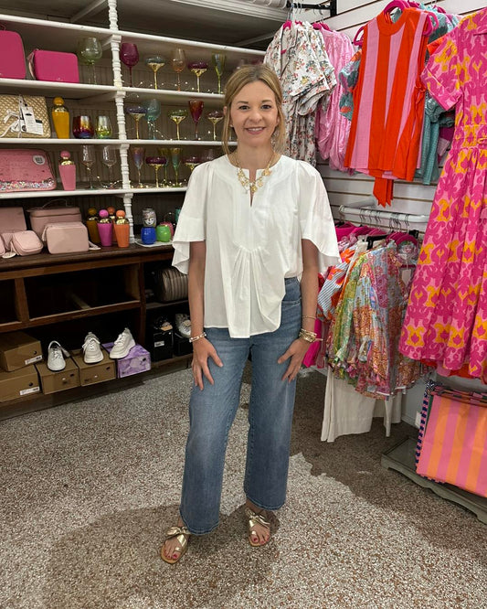 White Flow Blouse
