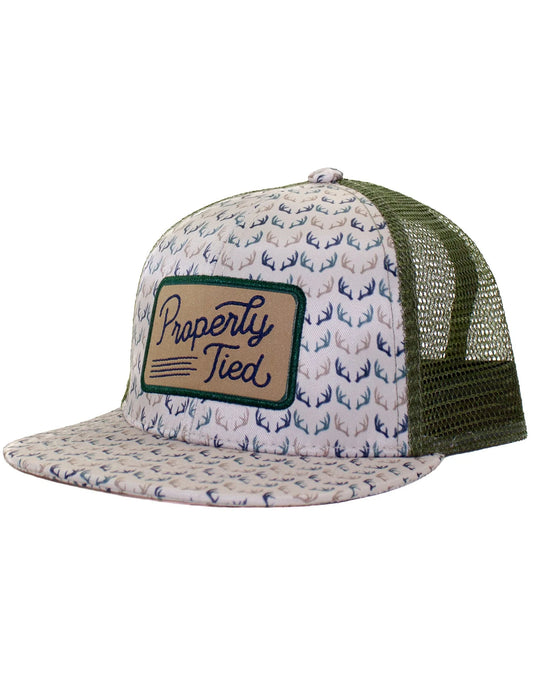 Properly Tied Boys Antler Trucker Hat
