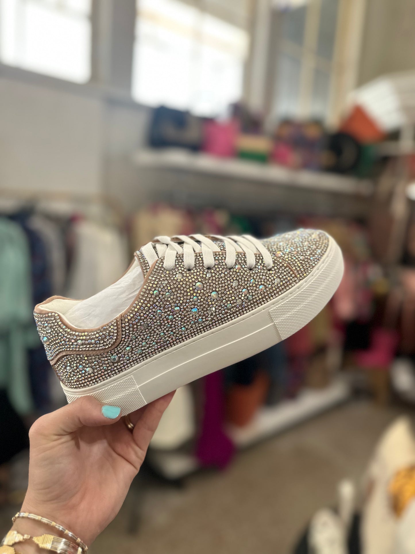 Rhinestone Sneakers
