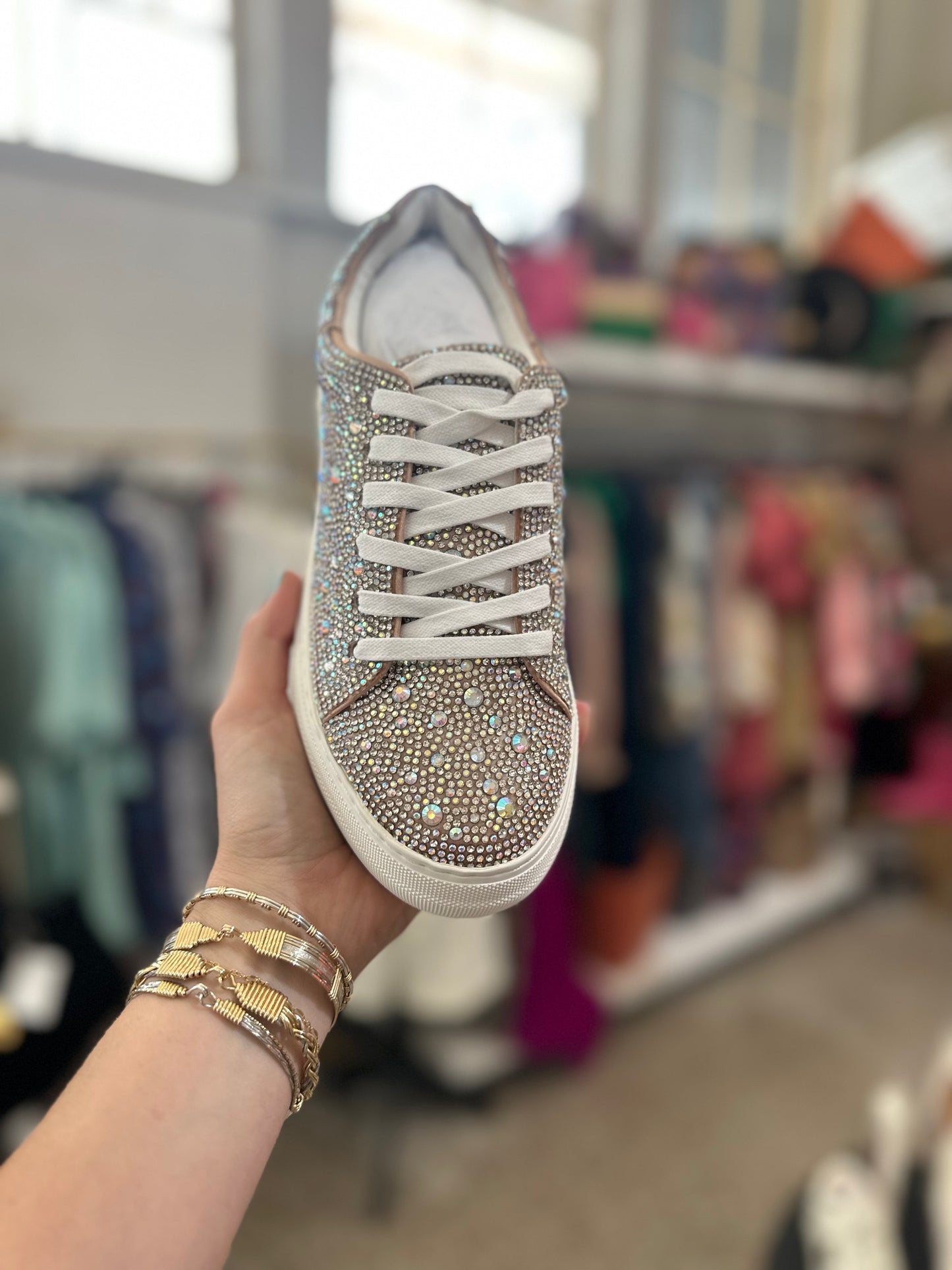 Rhinestone Sneakers