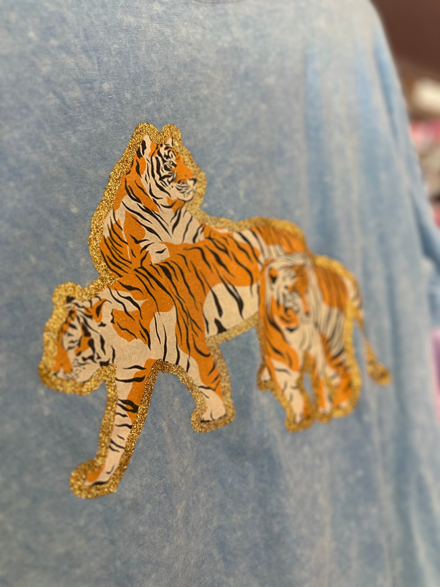 Tiger Glitter Graphic Tee