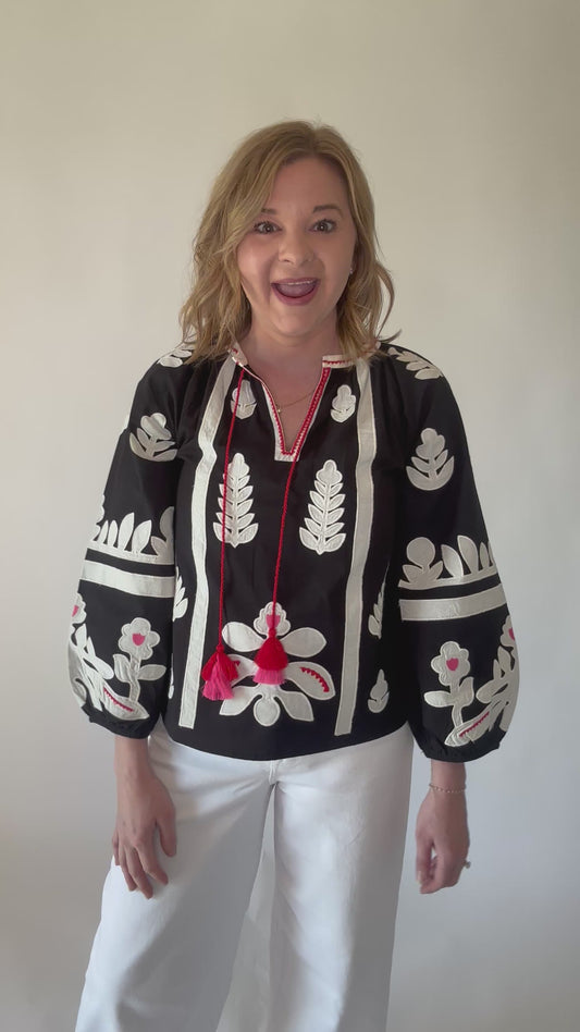 Ivy Jane Appliqué Top