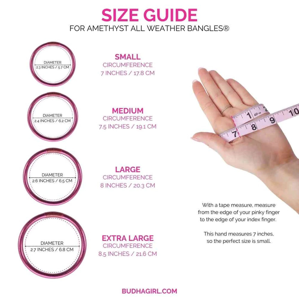 Buddha Girl Carousel Pink All Weather Bangles