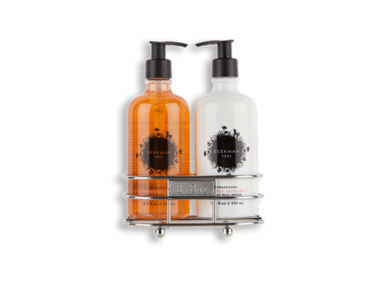 Beekman-Honeyed Grapefruit Hand Care Duo Caddy Set