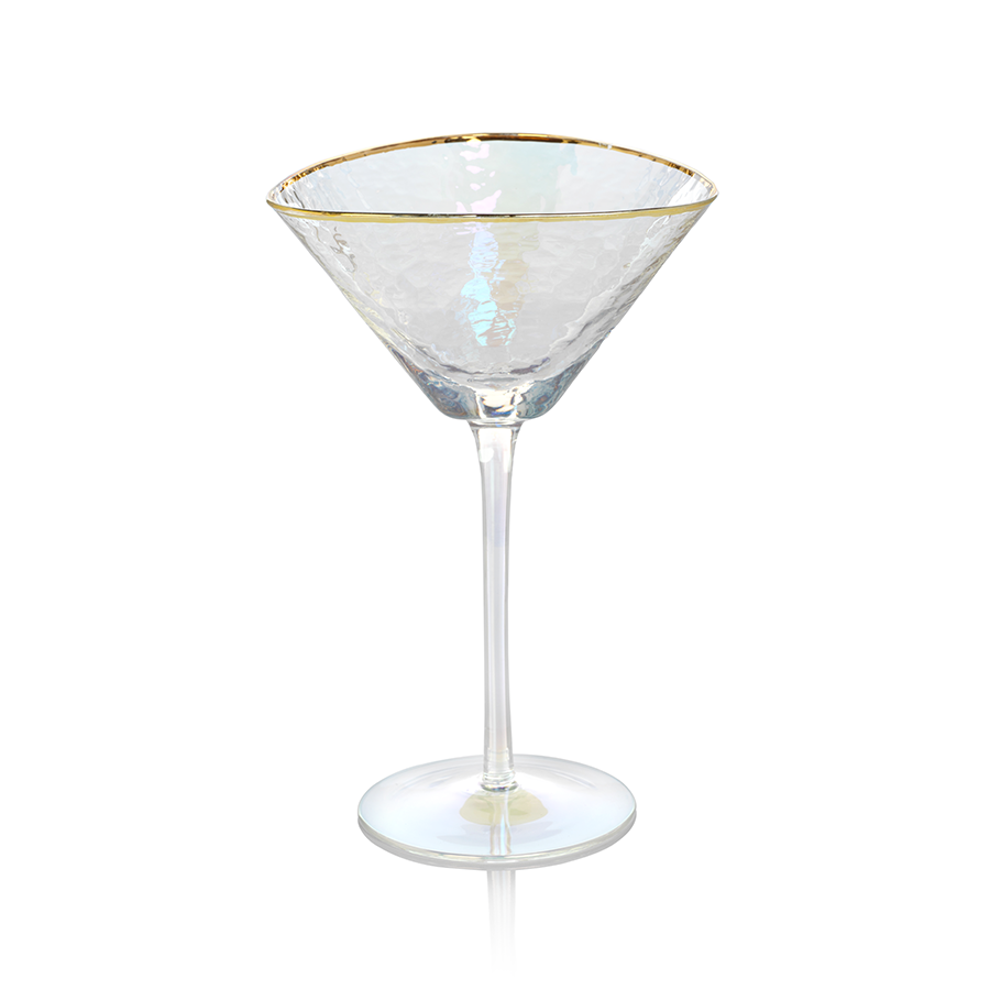 Triangular Martini Glasses