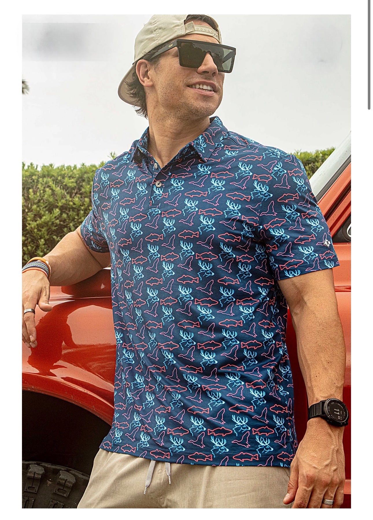 Burlebo Performance Polo-Neon Outdoors