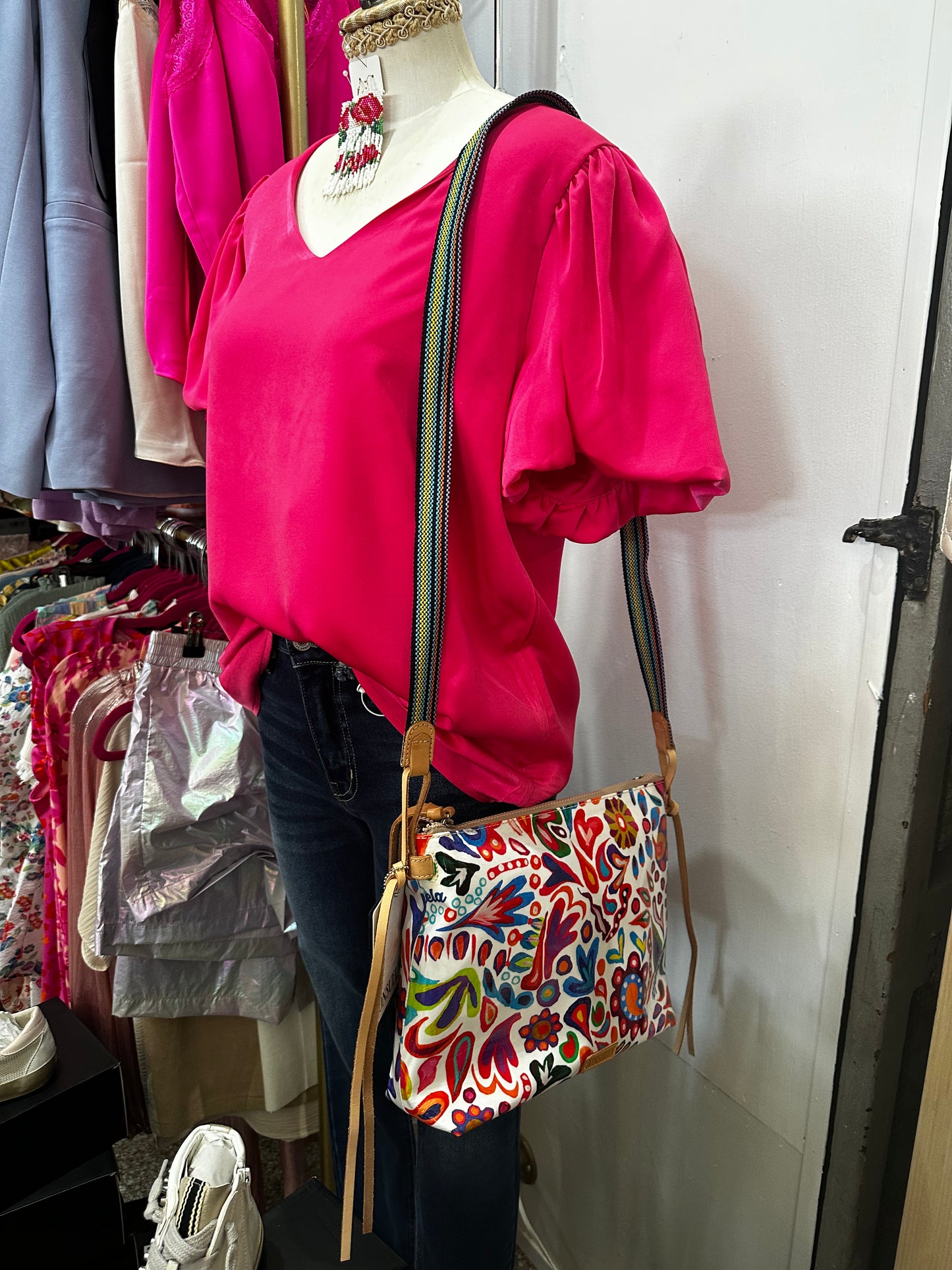 Hot Pink Silk Shirt