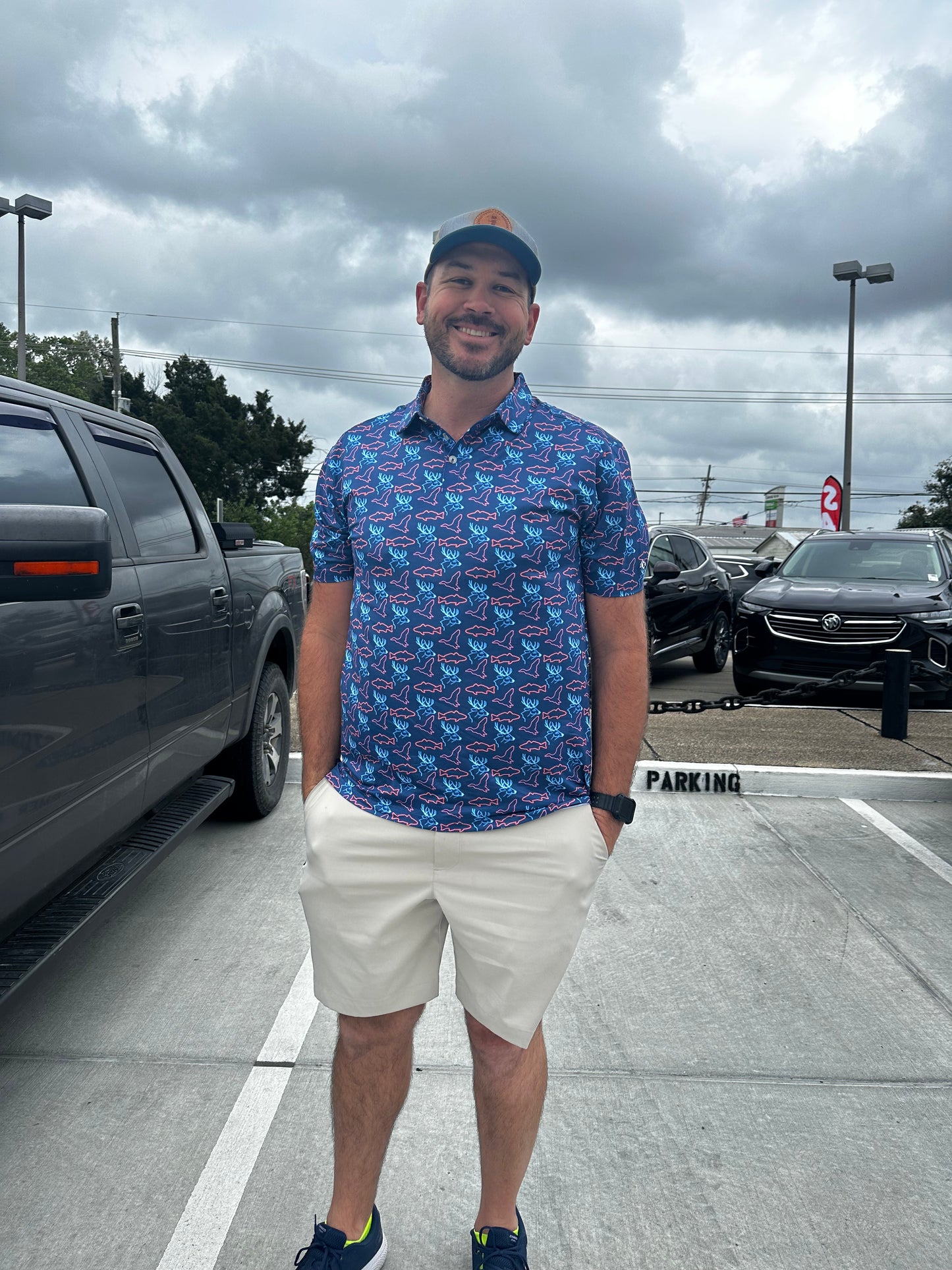 Burlebo Performance Polo-Neon Outdoors